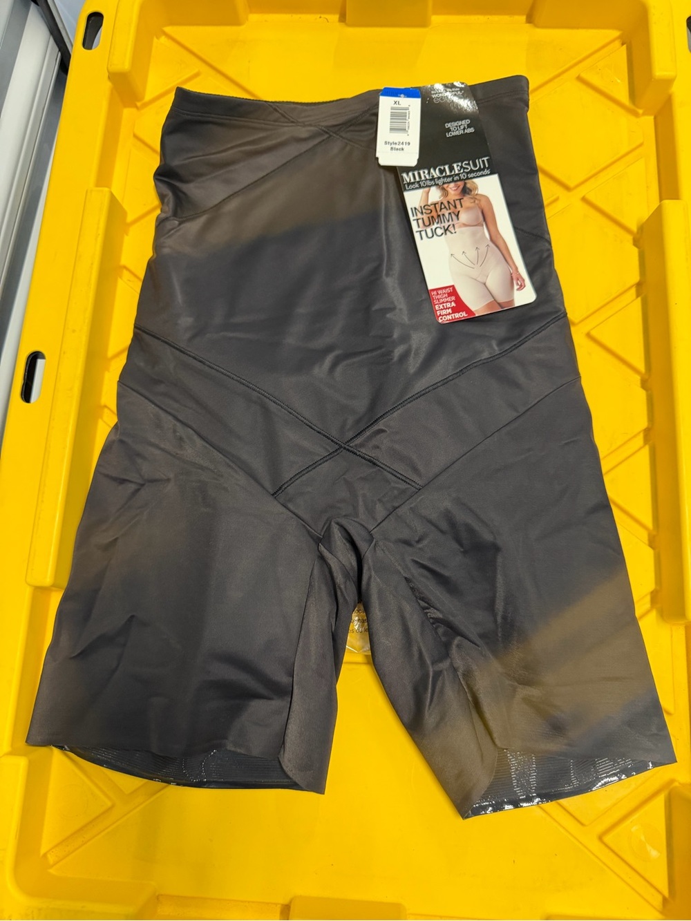 Magicsuit Black High-Waist Instant Tummy Tuck Shaping Shorts